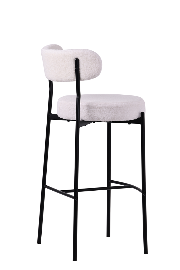 Taburete de bar Genova tapizado H 65cm