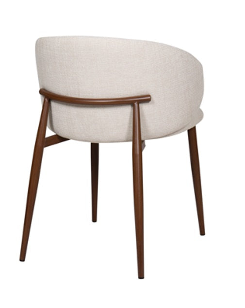 Silla de comedor nordica Lynn Beige