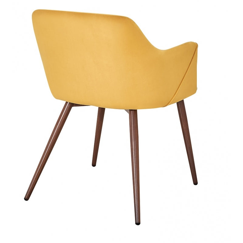 Sillon comedor Filip Terciopelo Amarillo